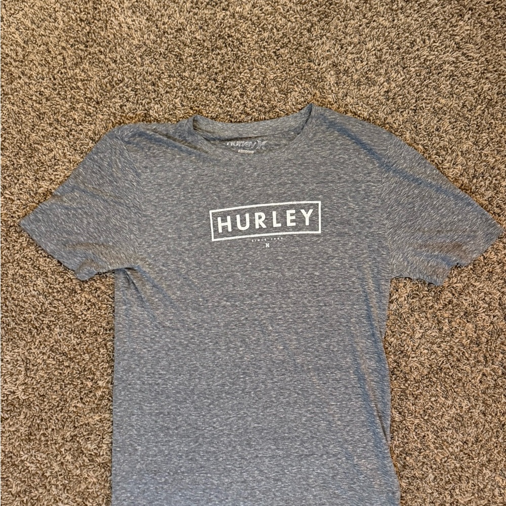 Hurley Heather Gray Short Sleeve Tee